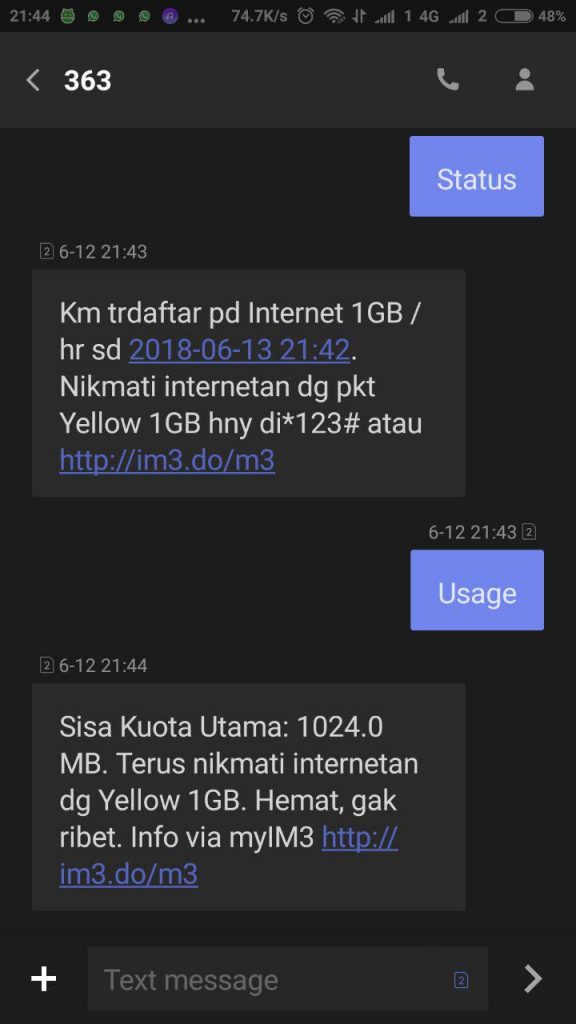 Update Paket Yellow Indosat