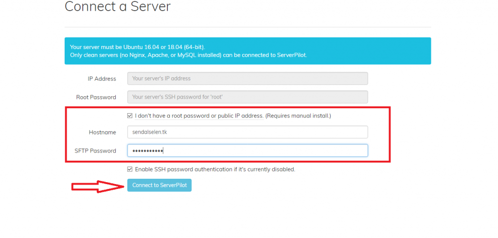Cara Install LEMP di VM GCP Ubuntu Menggunakan Serverpilot Via Akses SSH 6
