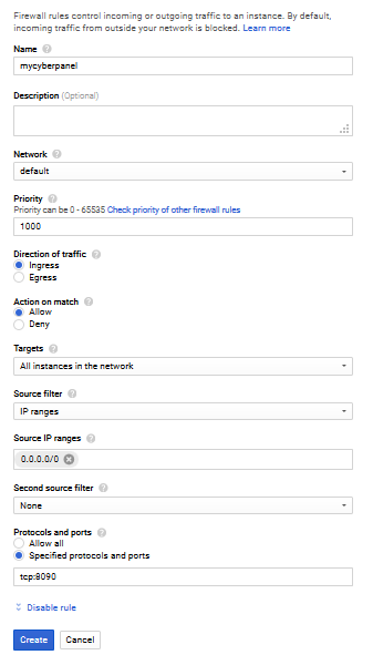 Cara Membuat Server dan Install Cyberpanel di GCP (Google Cloud Platform) 16