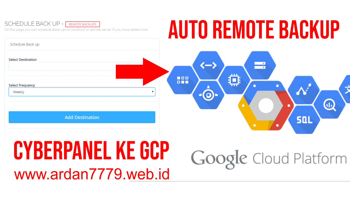 Cara Auto Backup Cyberpanel ke GCP (Google Cloud Platform)