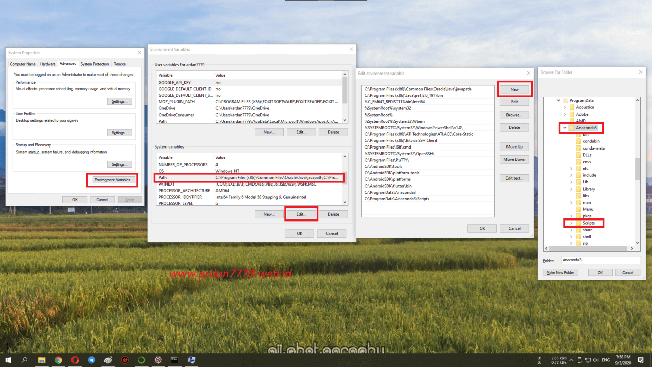 Cara Mengatasi Python Tidak Terdeteksi di CMD Windows 10 Setelah Install Anaconda Navigator